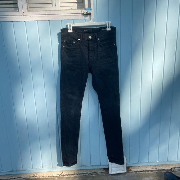 Purple Brand Black Skinny Jeans Size 30 - Picture 1 of 14